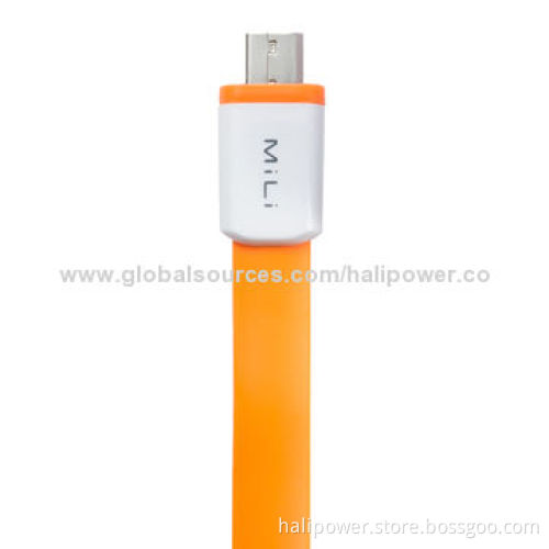 Micro USB Charging Cable, Made of PVC Material, 20cm LengthNew